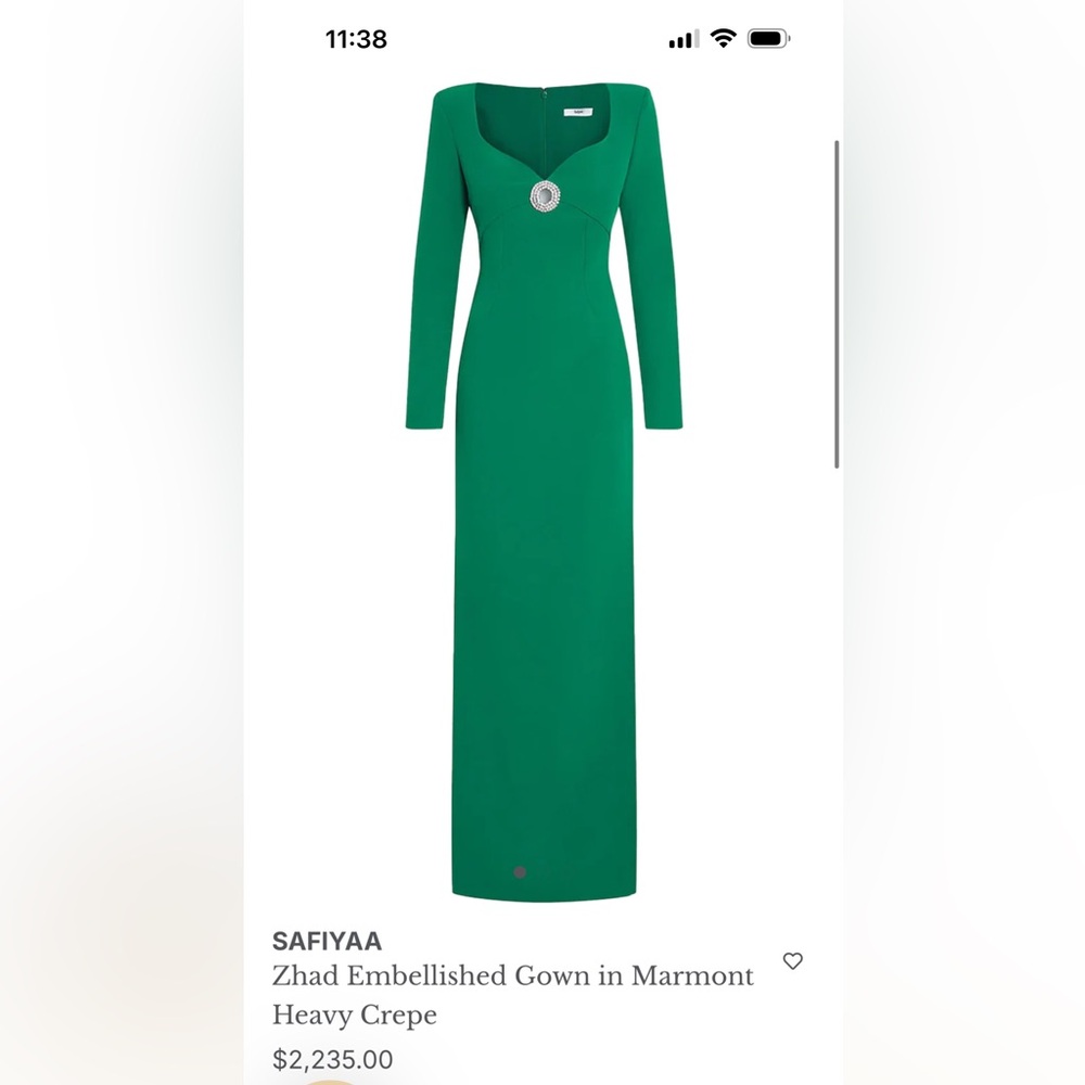 Safiyaa Zhad Crepe Gown